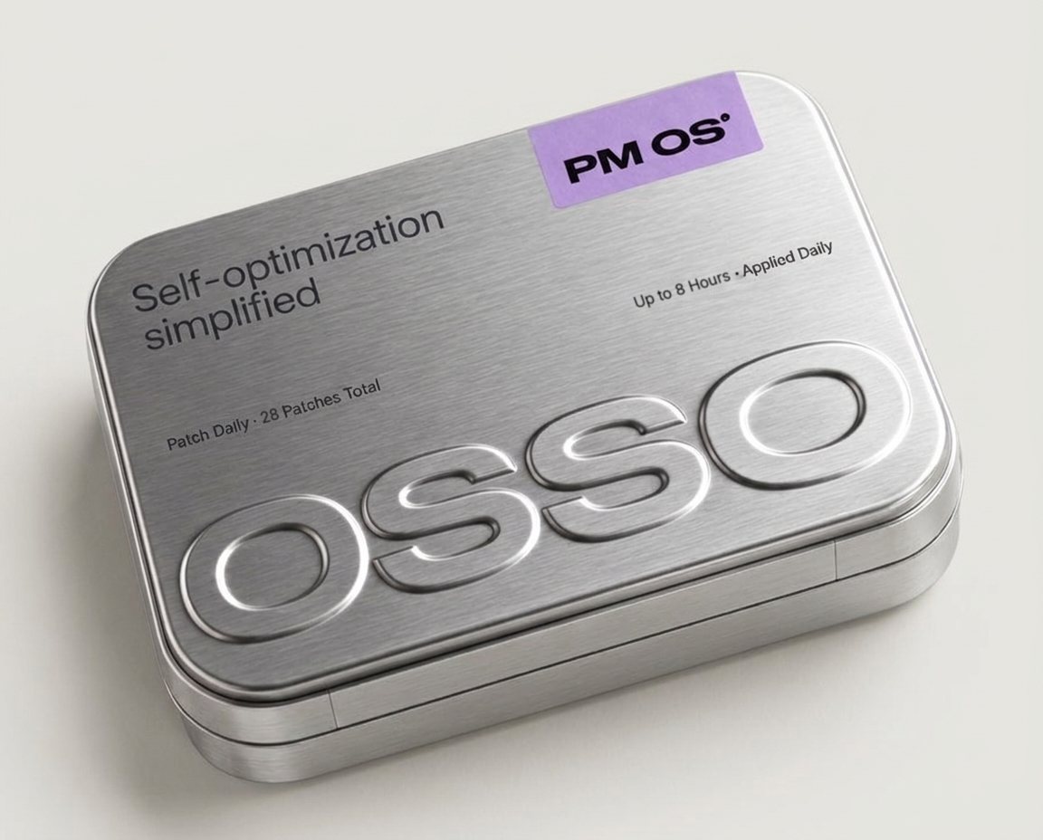 OSSO PM OS’ tin with lilac label
